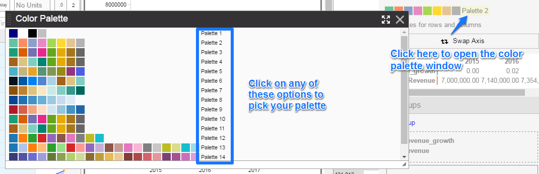 Color palette picker