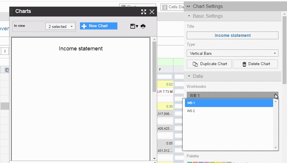 adding data to chart